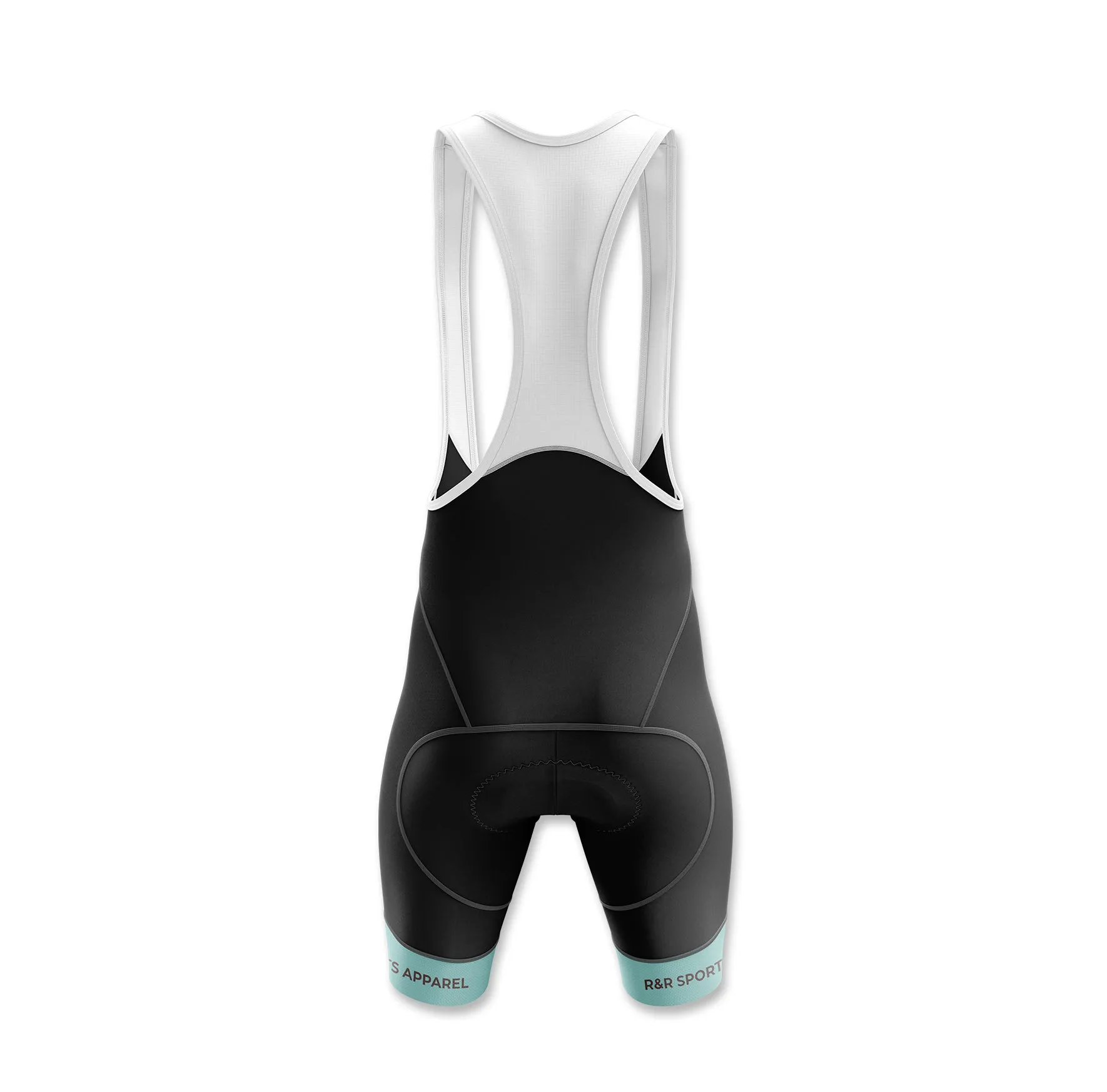 Cyan Opaque Seamless Cycling Jersey