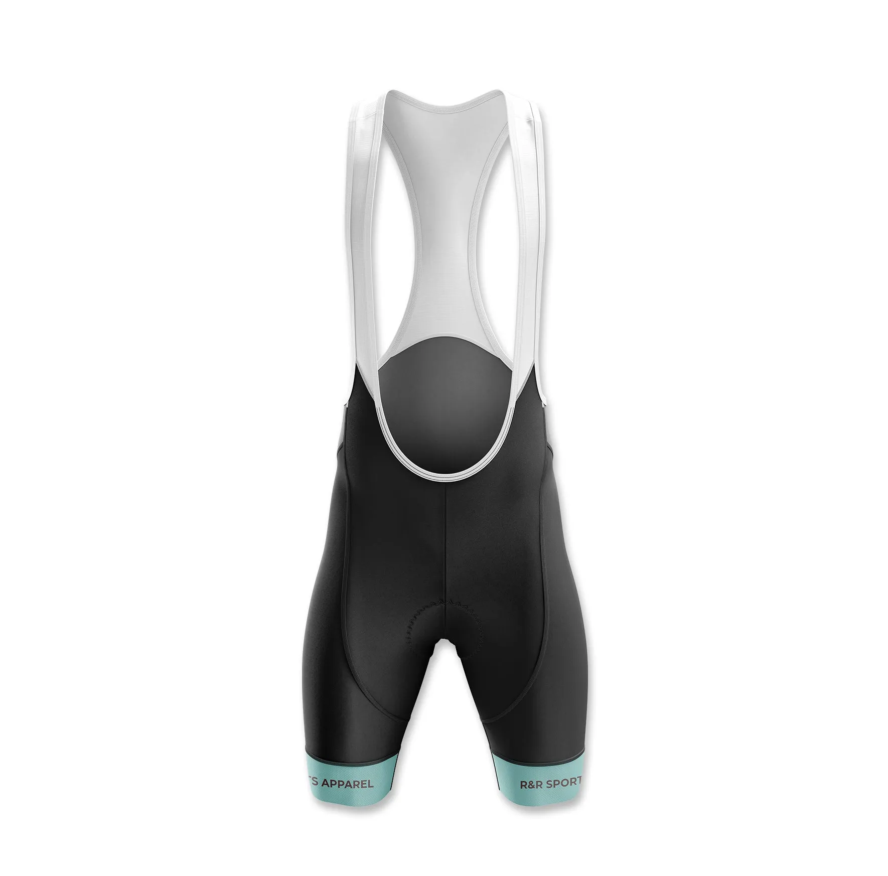 Cyan Opaque Seamless Cycling Jersey