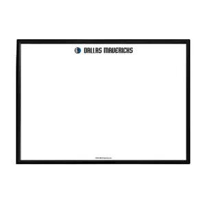Dallas Mavericks: Framed Dry Erase Wall Sign