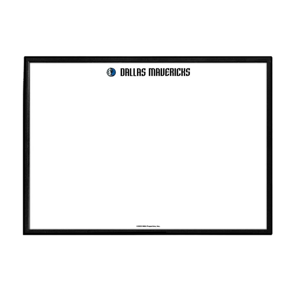 Dallas Mavericks: Framed Dry Erase Wall Sign