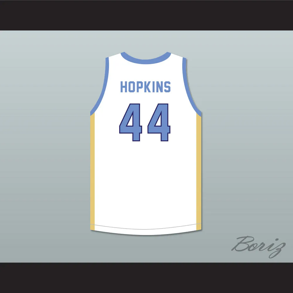 DeAndre Hopkins 44 D. W. Daniel High School Lions White Basketball Jersey