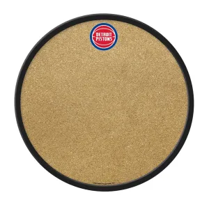 Detroit Pistons: Modern Disc Cork Board