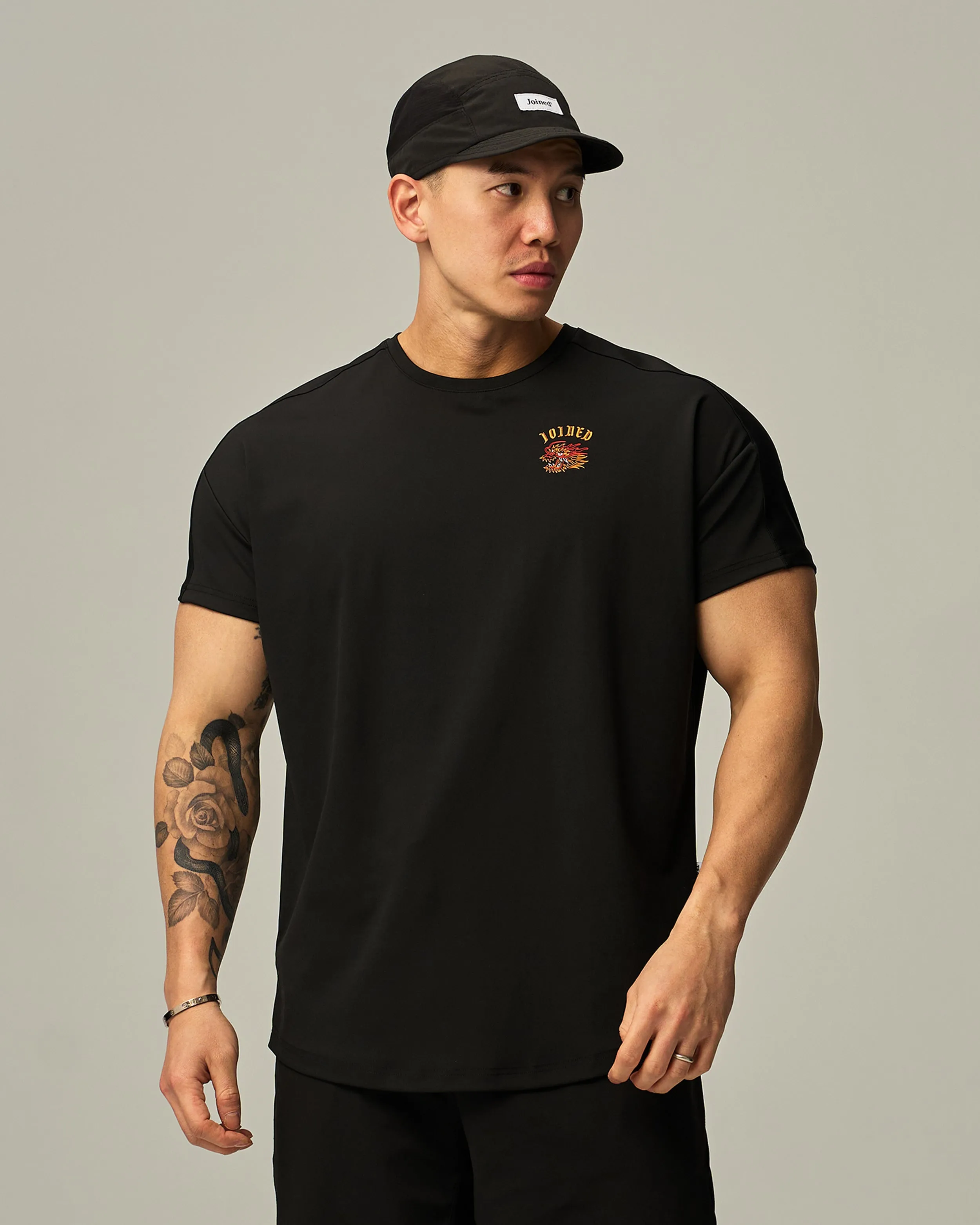 Dragon Drop Shoulder Muscle Tee