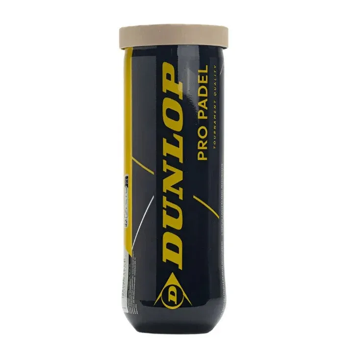 Dunlop Pro Padel Ball Can - (Pack of 3 Cans)