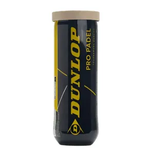 Dunlop Pro Padel Ball Can - (Pack of 3 Cans)