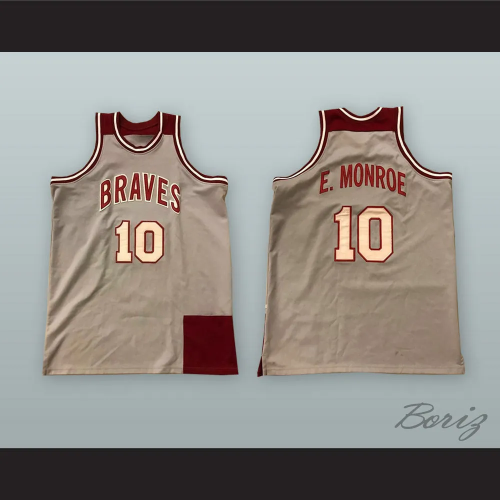 Earl Monroe 10 John Bartram High School Braves Basketball Jersey