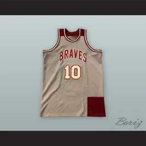 Earl Monroe 10 John Bartram High School Braves Basketball Jersey