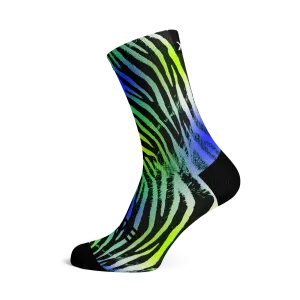 Electric Zebra Socks