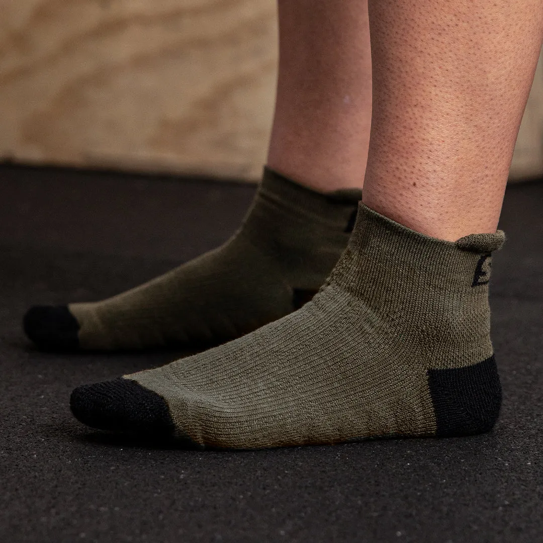 Endure Green Trainer Socks