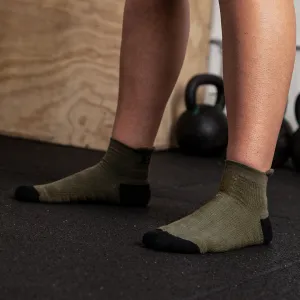Endure Green Trainer Socks