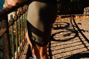 Enhanced Aero road bib - Olive green