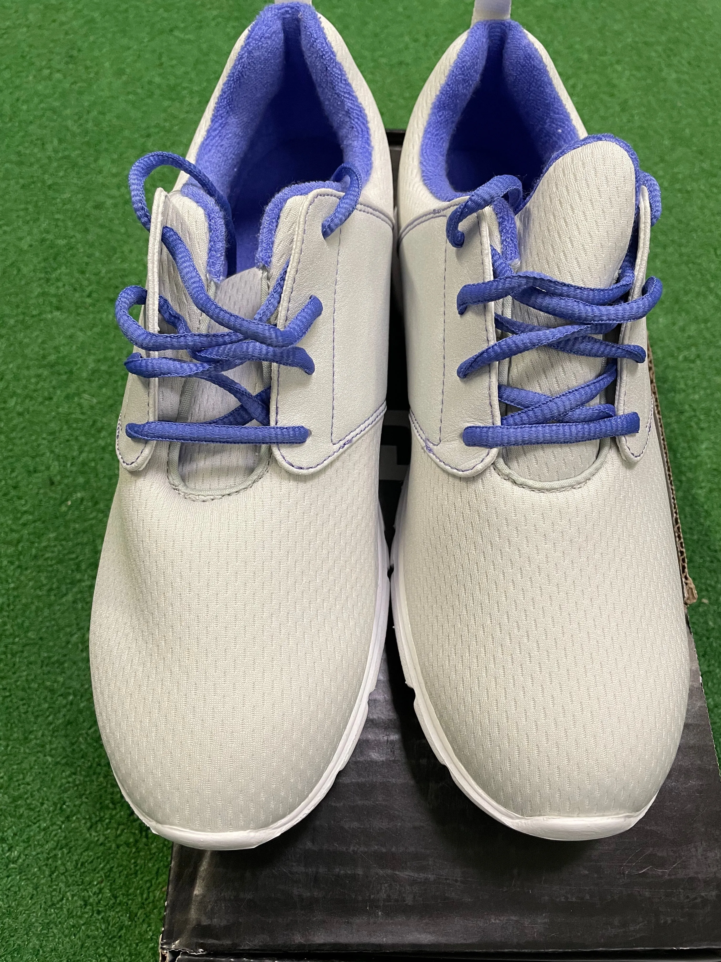 EX Shop Display Footjoy Ladies enJoy Golf Shoes 95708K / Light Grey / Size UK 7 W
