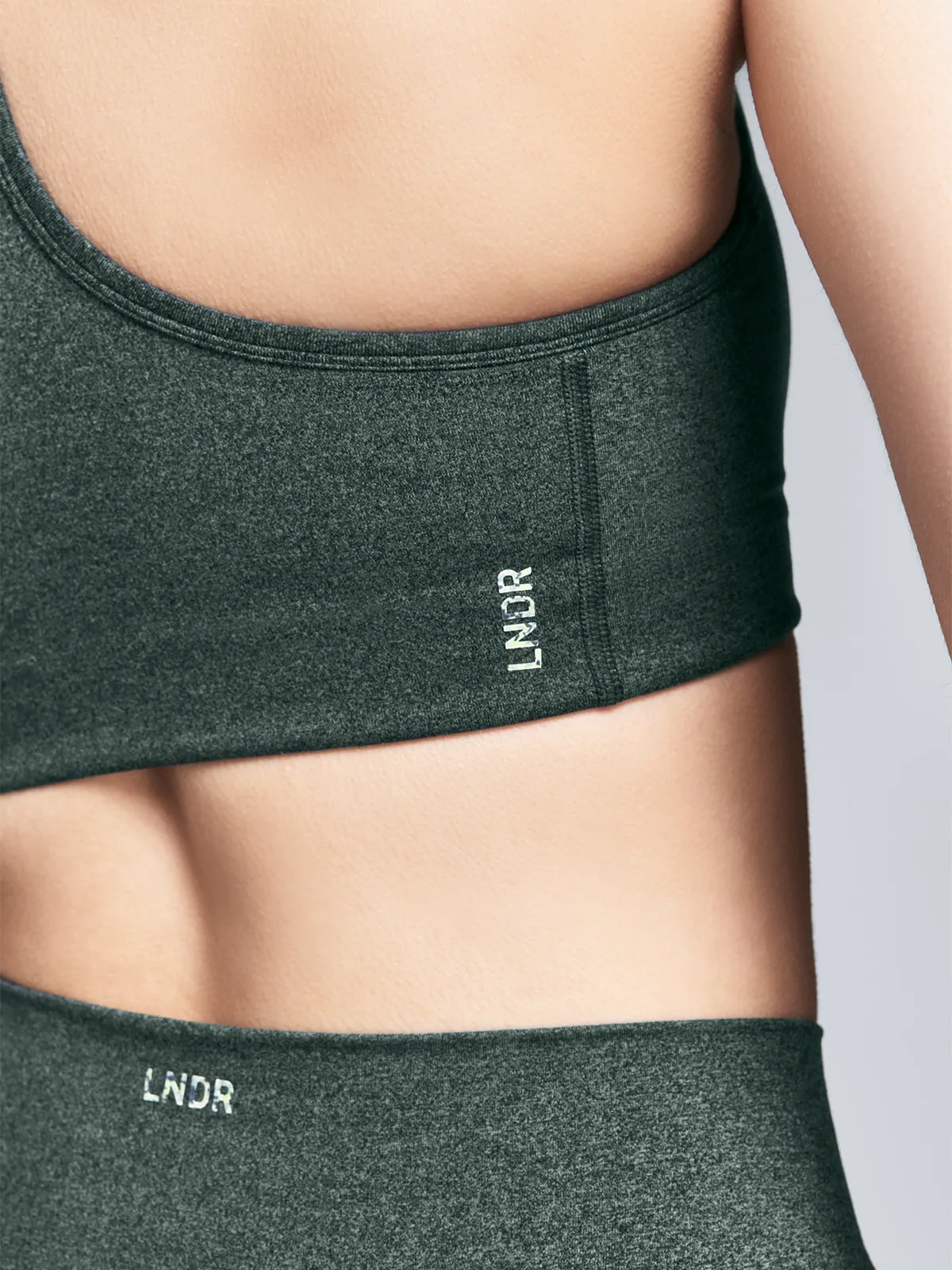 FEMME FATALE PLUSH Sports Bra Forest Marl
