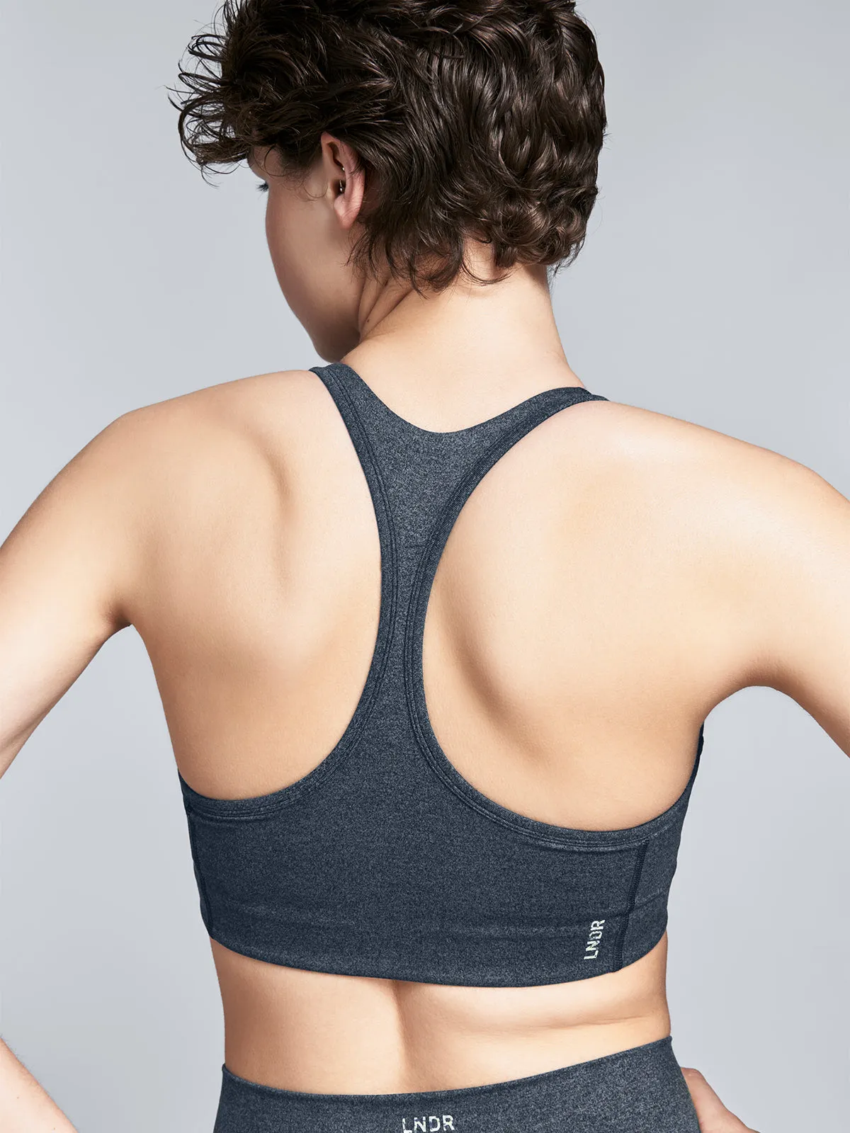 FEMME FATALE PLUSH Sports Bra Midnight Marl