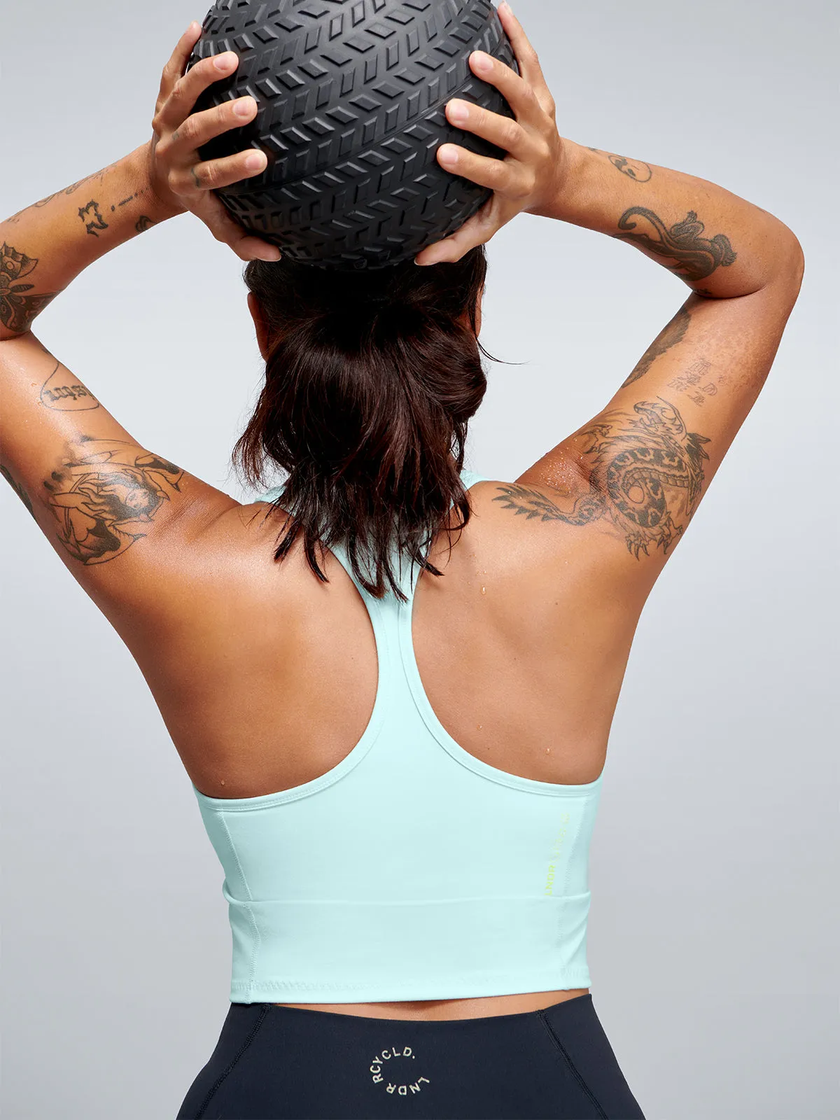 FEMME FATALE RECYCLED Longline Bra Mint