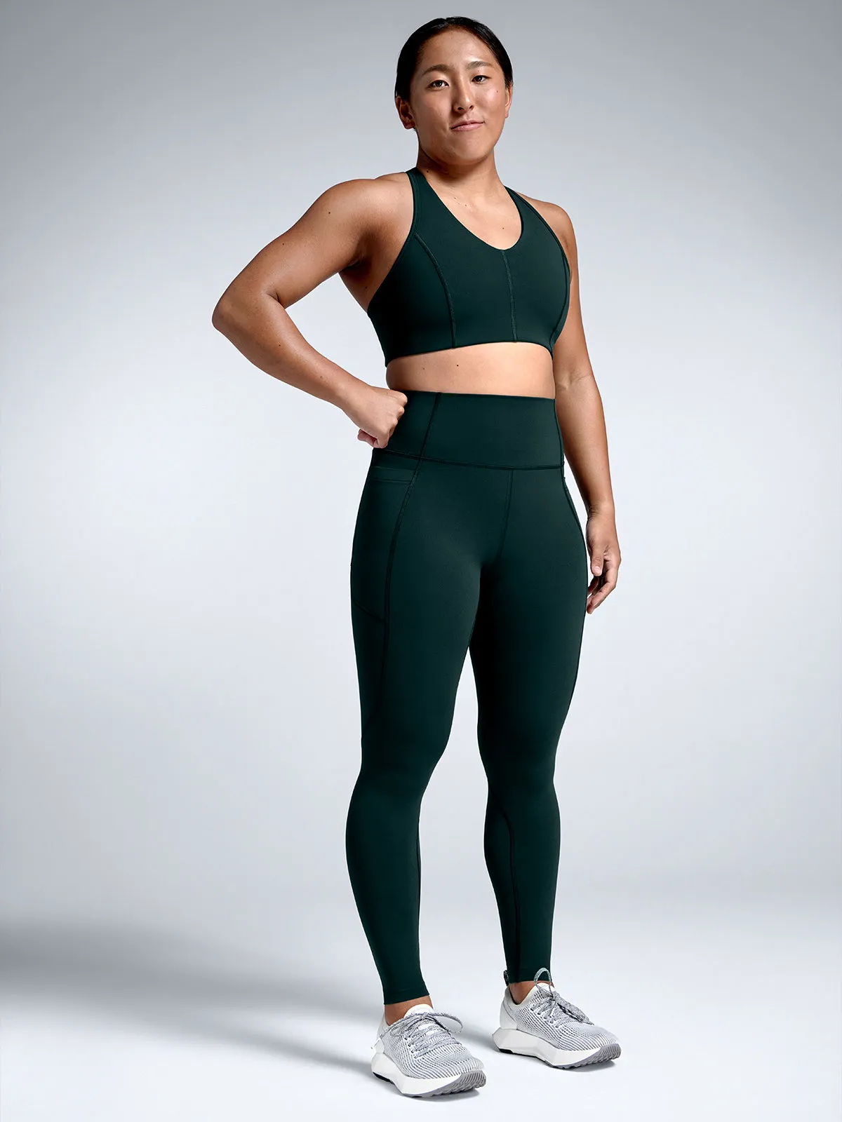 FEMME FATALE Sports Bra Dark Green