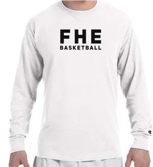 FHE BASKETBALL SIMPLE Champion Brand Long Sleeve White
