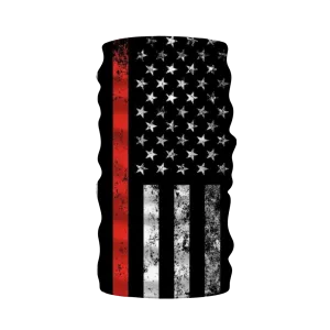 Firefighters Red Stripe Firefighter Flag Neck Warmer Morf Scarf