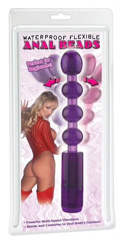 Flexible Anal Beads - Purple