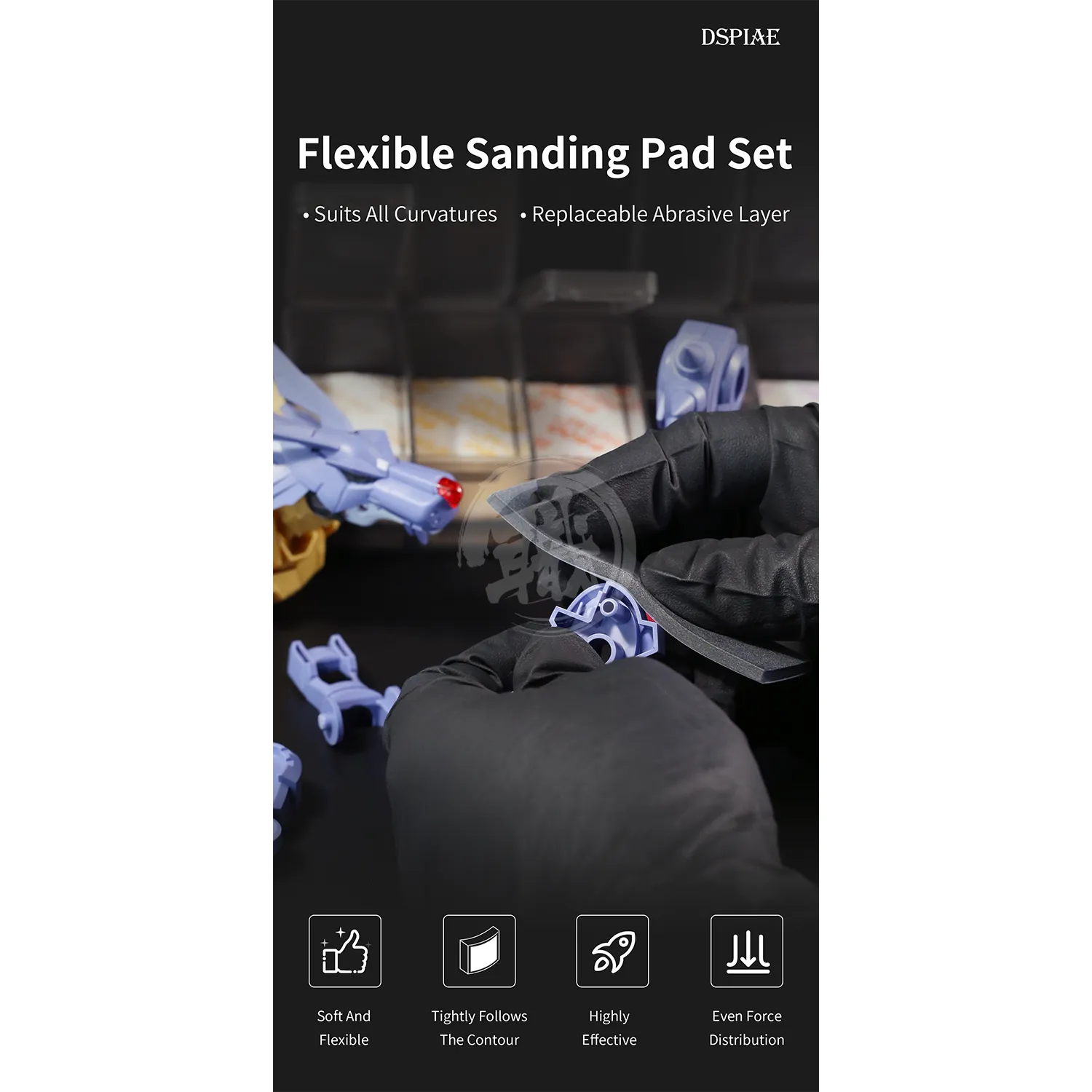 Flexible Sanding Pad Set