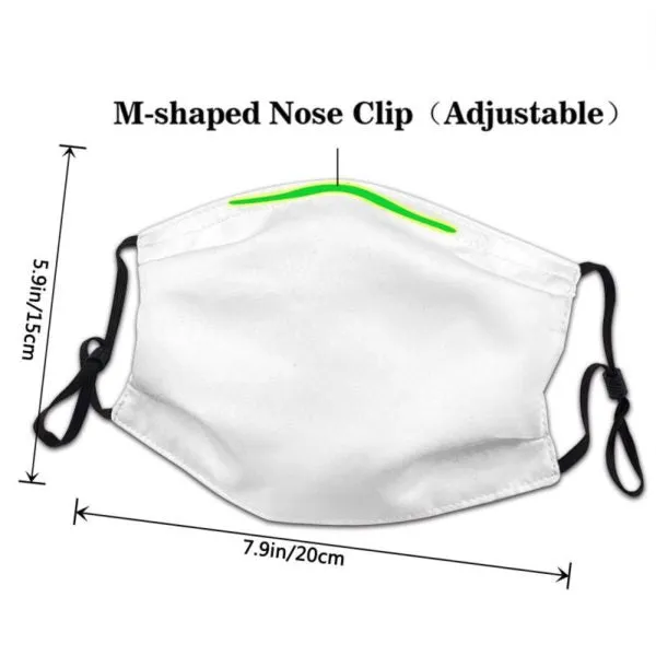 Football Face Mask Dolphins 3 Packs Washable Reusable Total With 6 Filters Breathable Sports Women Men Face Cover