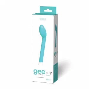 Geeslim Rechargeable G- Spot Vibe -  Turquoise