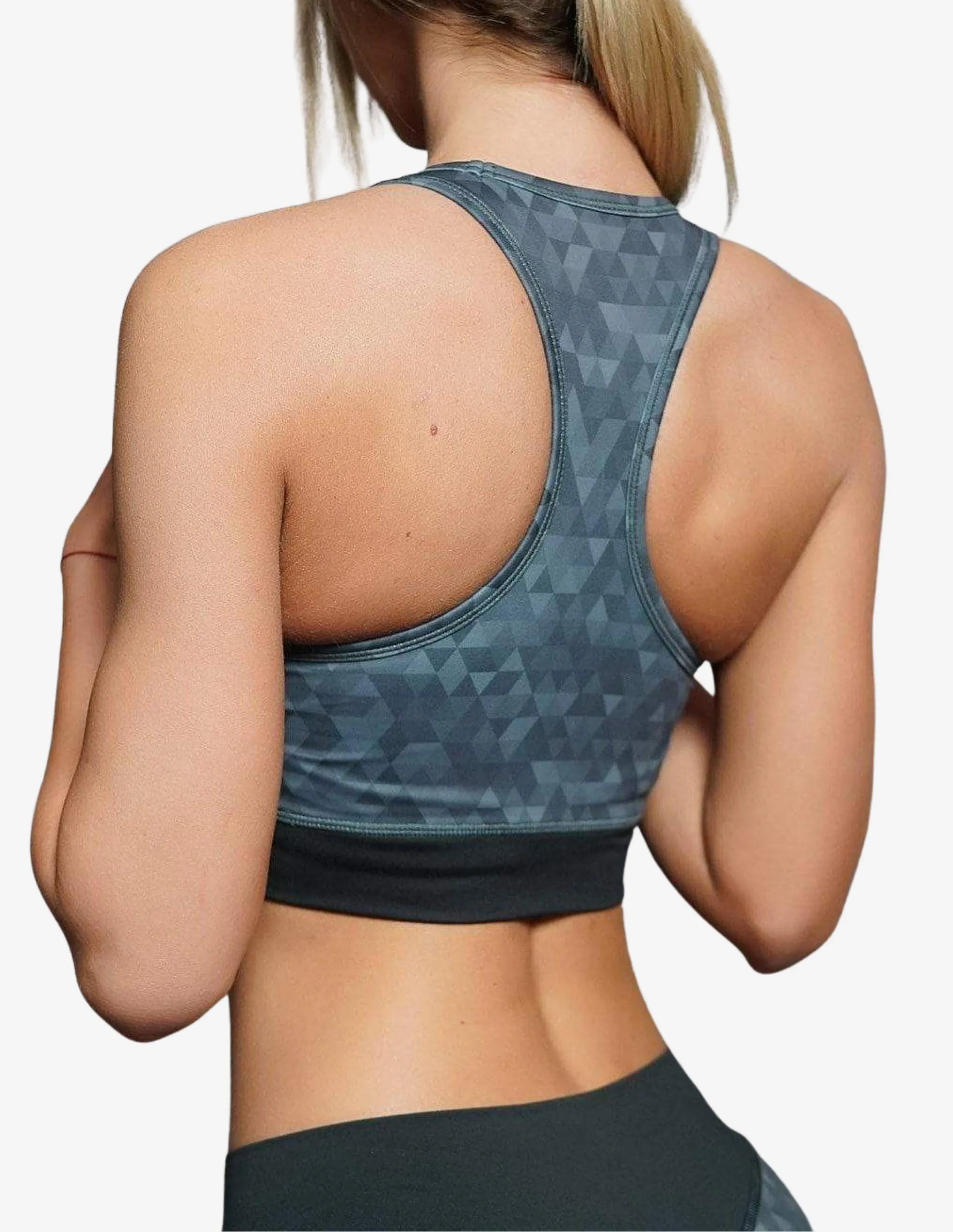 GEO Sports Bra – DARK GREY