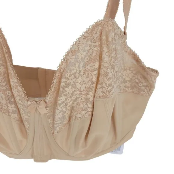 Goddess Underwired Strapless Bra Sand Supportive Convertible NWT