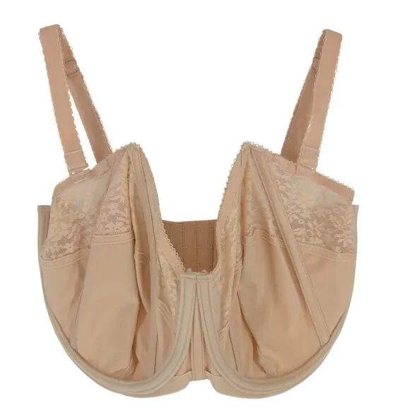 Goddess Underwired Strapless Bra Sand Supportive Convertible NWT