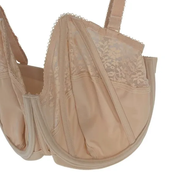 Goddess Underwired Strapless Bra Sand Supportive Convertible NWT