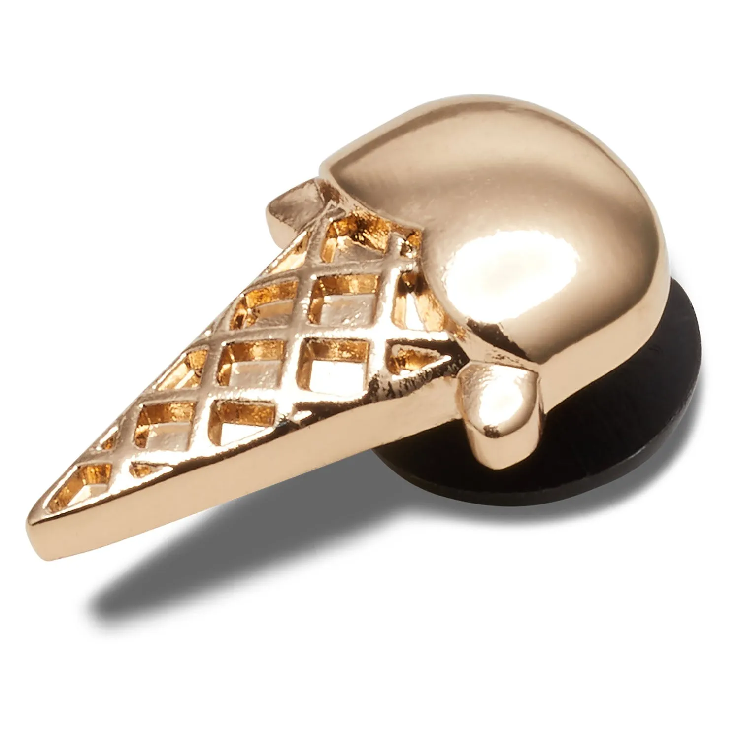 Gold Ice Cream Cone Jibbitz