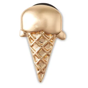 Gold Ice Cream Cone Jibbitz