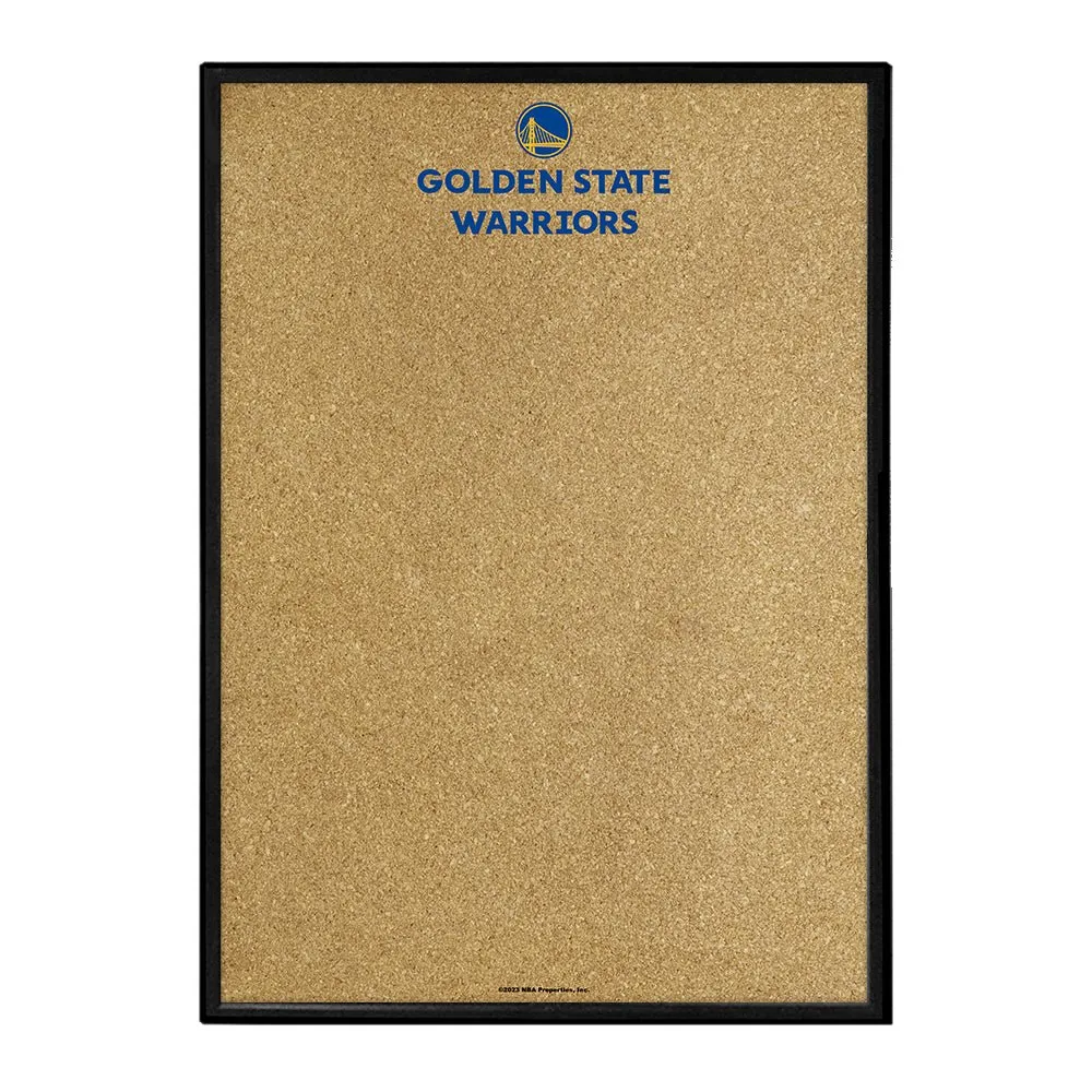Golden State Warriors: Framed Corkboard