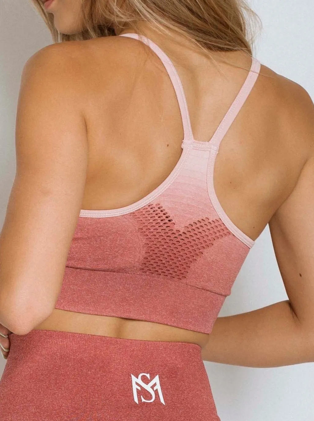 Gradient Pink Sport Bra