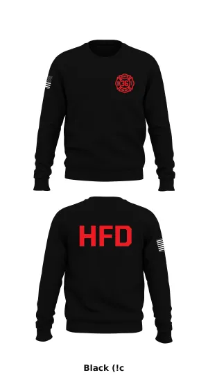 Helmetta Fire Department  Store 1 Core Men's Crewneck Performance Sweatshirt - (!c