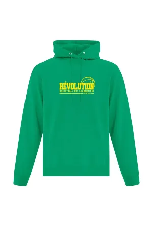 Hoodie classique  Vert Kelly - Club de Basketball Révolution