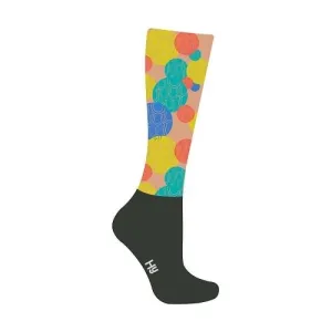 HyFASHION Spot the Horseshoe Pattern Horse Riding Socks