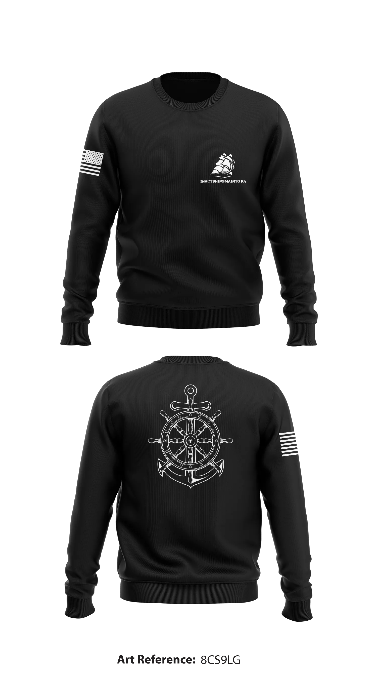 INACTSHIPSMAINTO PA Store 1 Core Men's Crewneck Performance Sweatshirt - 8cS9LG