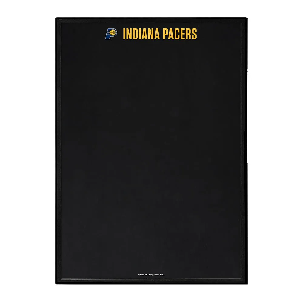 Indiana Pacers: Framed Chalkboard