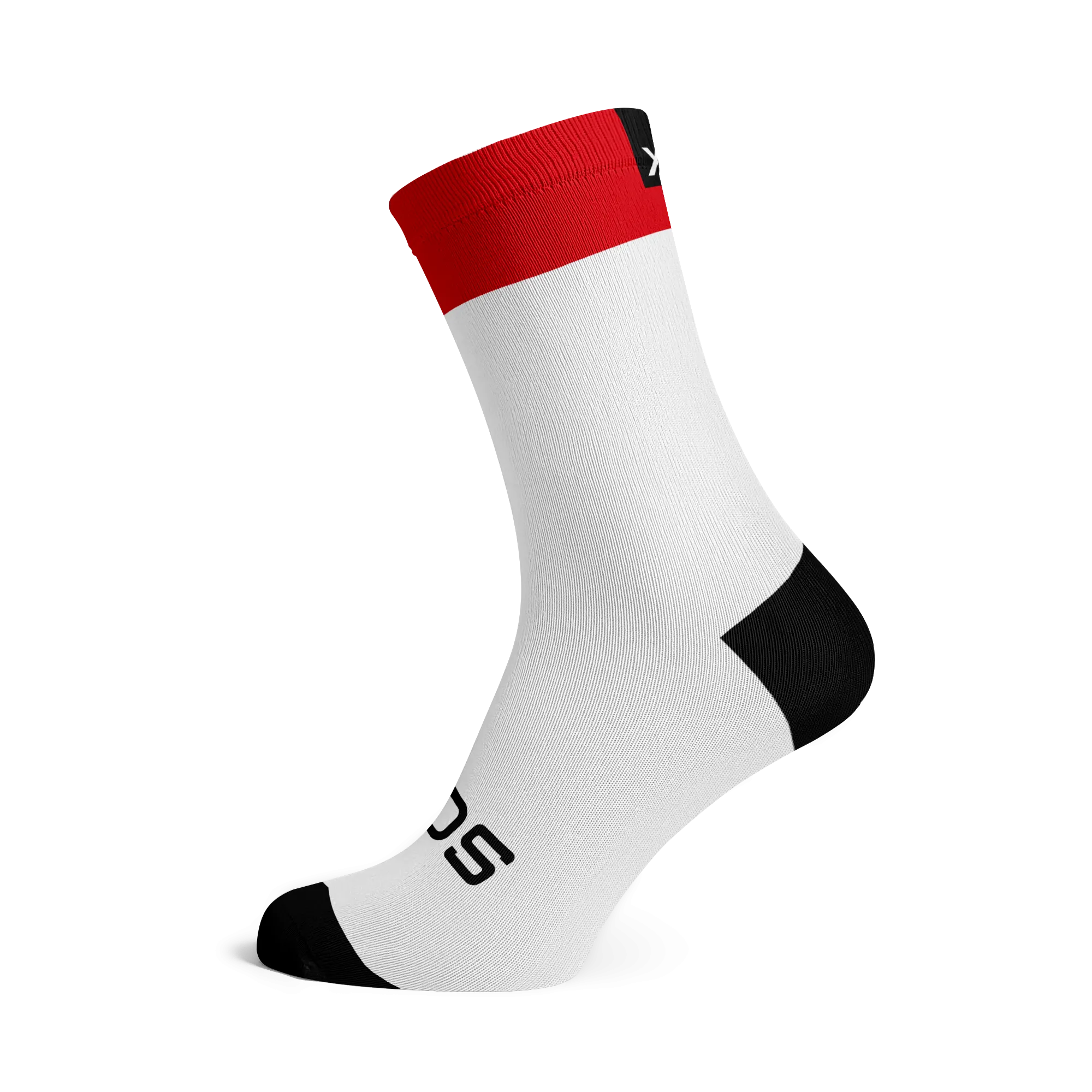 Indonesia Flag Socks