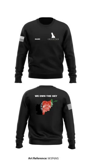 INVICTUS Platoon, Bravo Battery, 2d Battalion, 44th ADA Regiment Store 1 Core Men's Crewneck Performance Sweatshirt - W3P6nS