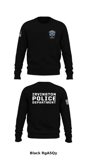 Irvington Police Department Store 1 Core Men's Crewneck Performance Sweatshirt - RgA5Qy