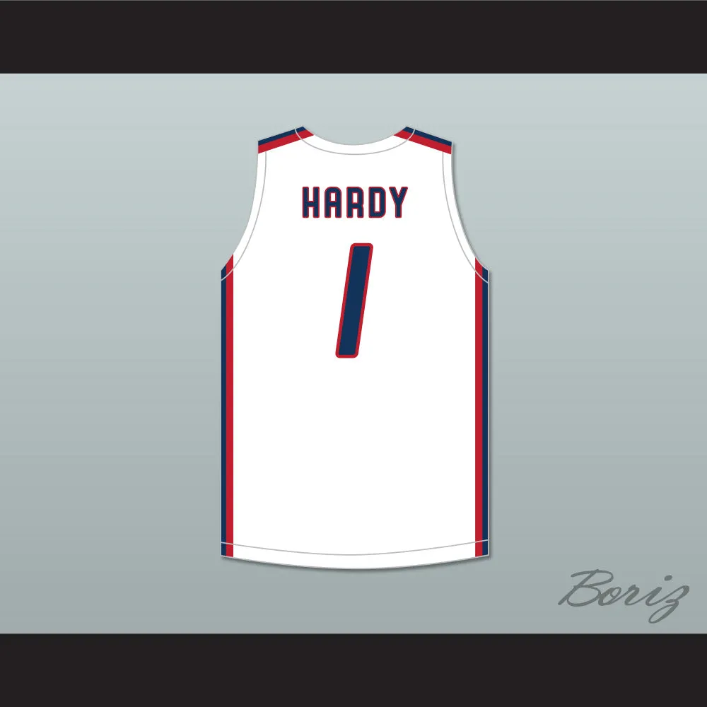 Jaden Hardy 1 Coronado High School Cougars White Basketball Jersey 2