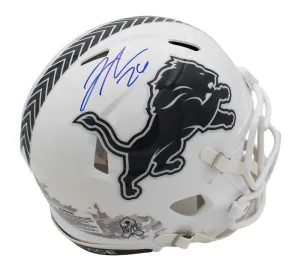 Jahmyr Gibbs Signed Detroit Lions Speed Flex Authentic STS 3 NFL Helmet