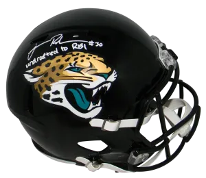 JAMES ROBINSON SIGNED JACKSONVILLE JAGUARS SPEED FULL SIZE HELMET BECKETT