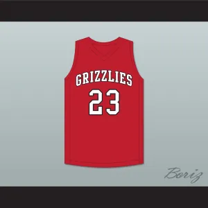 Jaylin Williams 23 Northside High School Grizzlies Red Basketball Jersey 2