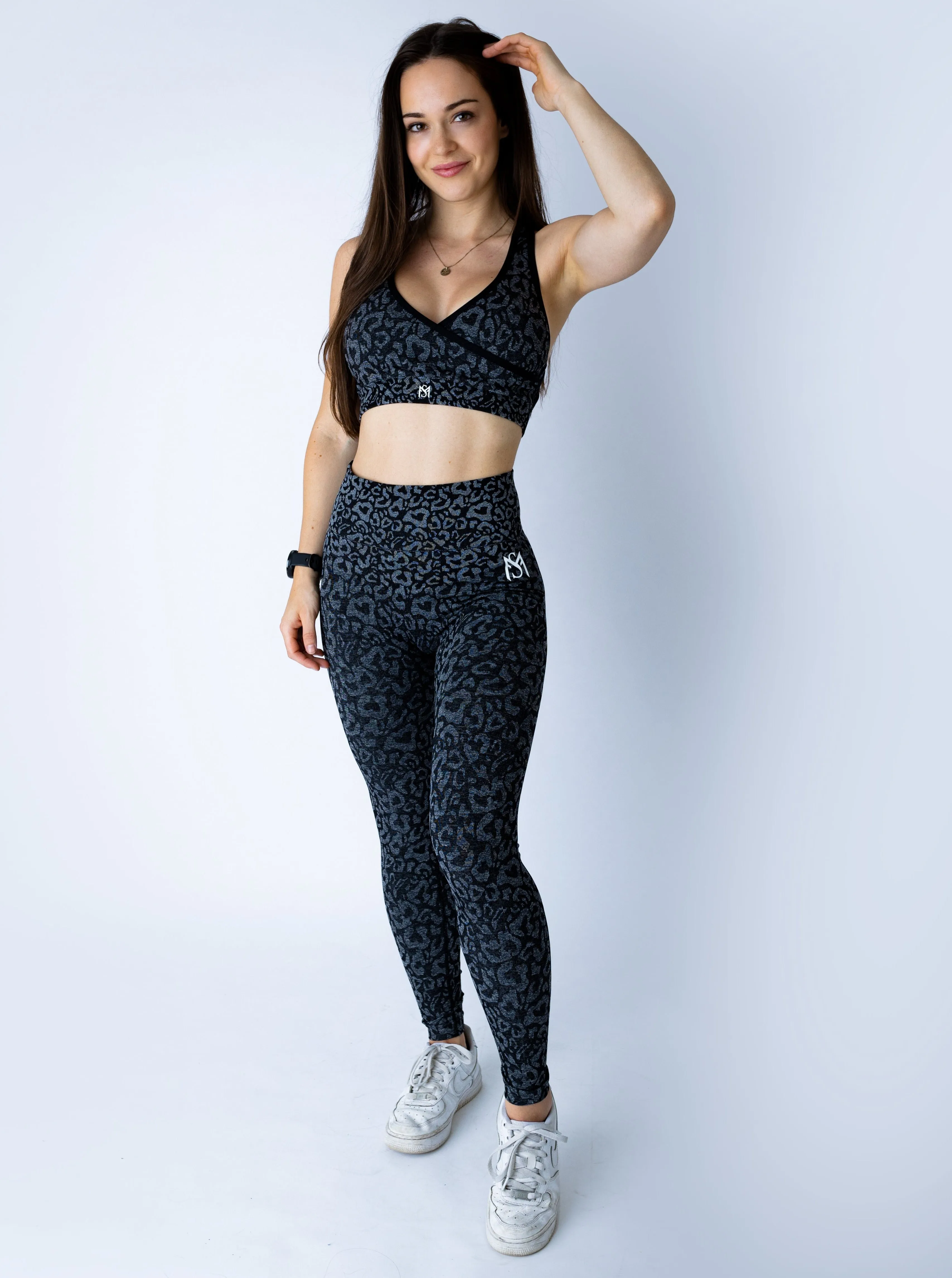 Leopard Collection Black Set