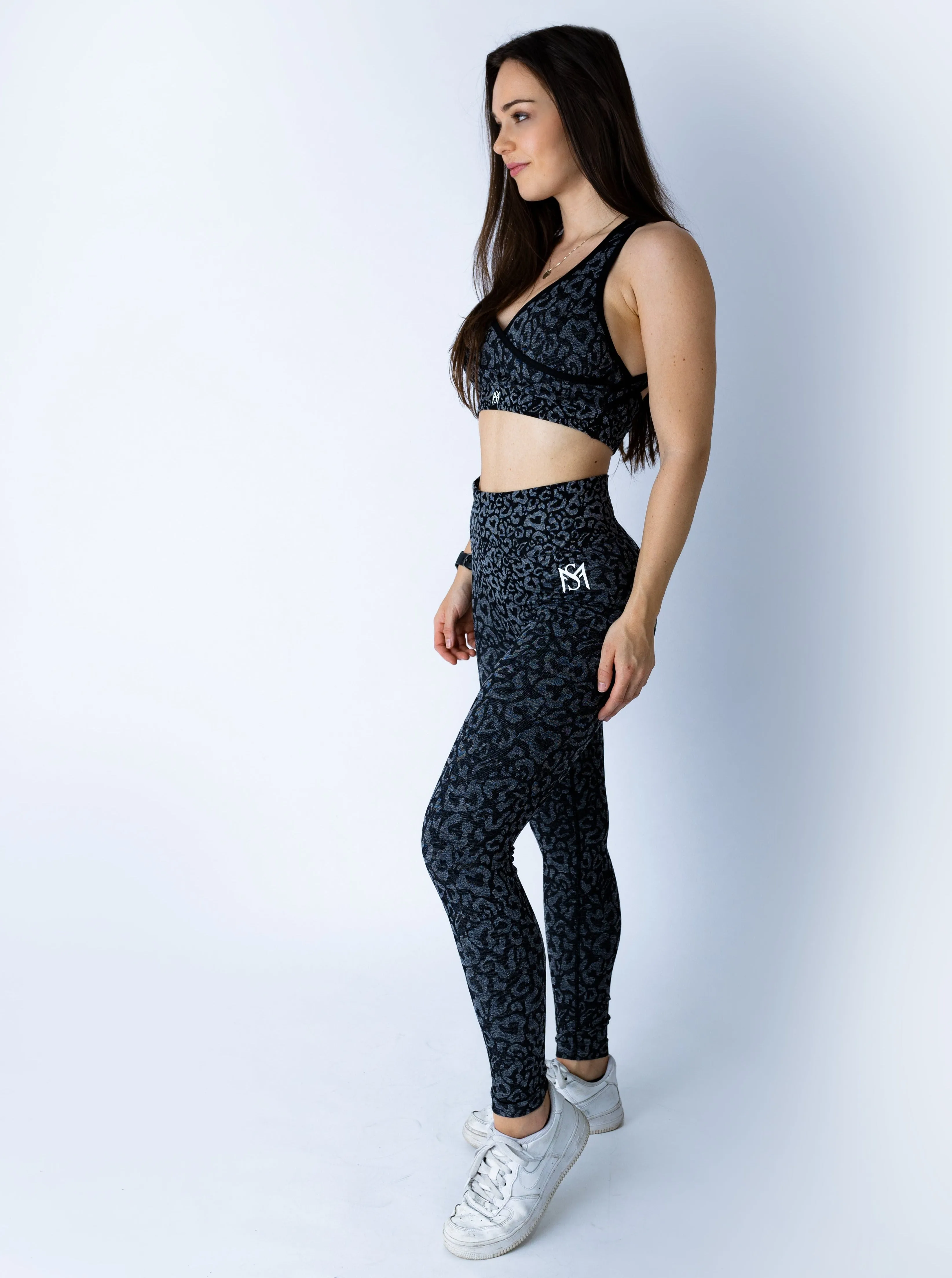 Leopard Collection Black Set