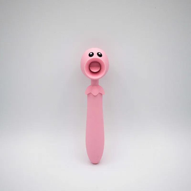 Lick n' Stick  Flicker and G-Spot Vibrator -  Pink