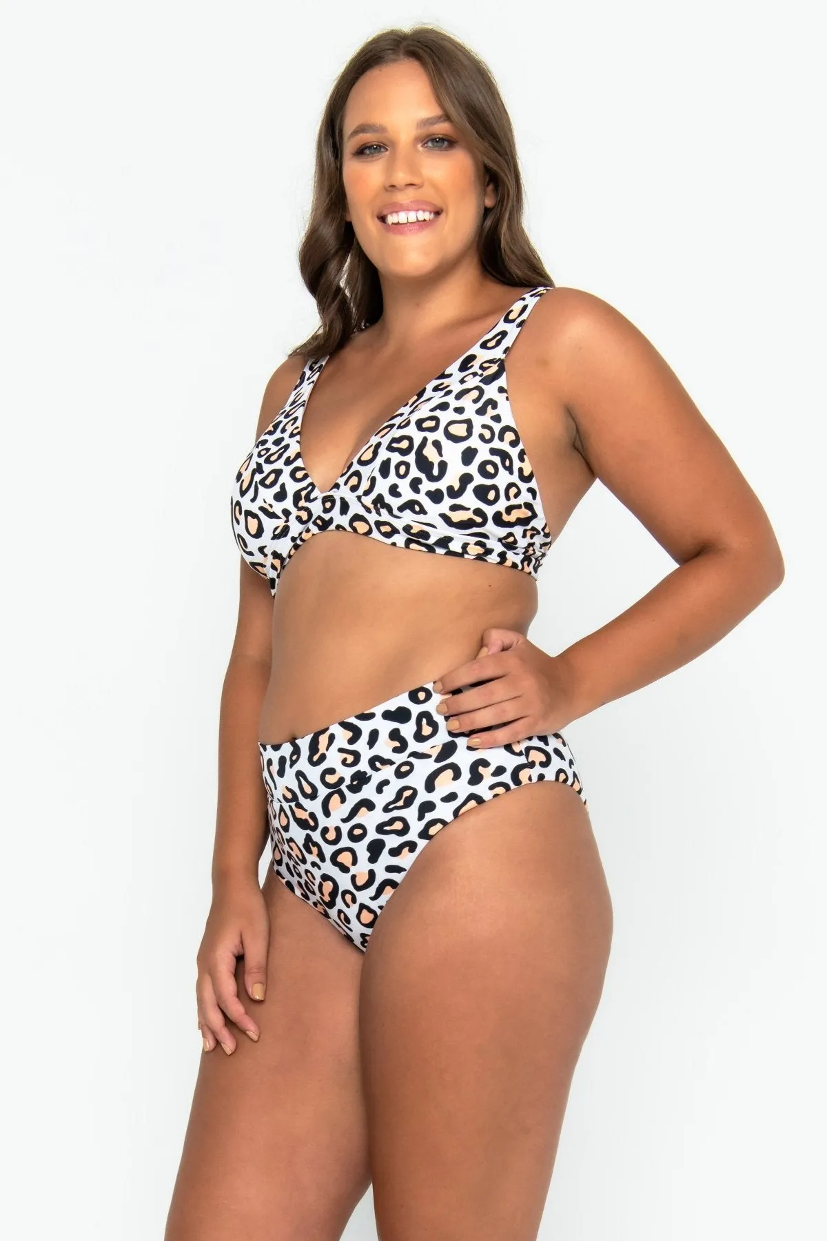 Lola Triangle Top - Safari Leopard
